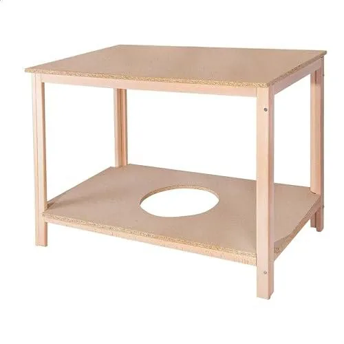 Aranaz, 34003, Mesa Camilla Rectangular Haya 120 x 75 x 75 cm de Aranaz