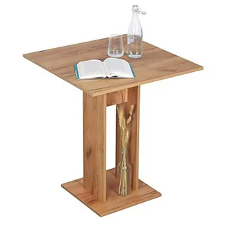 RICOO Mesa Cocina pequeña 68 x 78 x 68 cm WM087-EG Mesa Comedor o salón Roble marrón