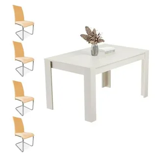 Homey - Pack Mesa de Comedor o Salón, Modelo Teide