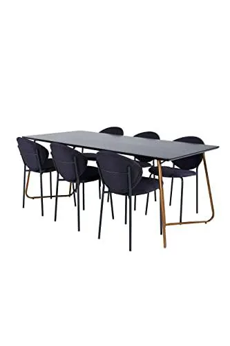 Venture Home GR22112 Vault & Pippi Gastronomía Mesa con 6 Sillas