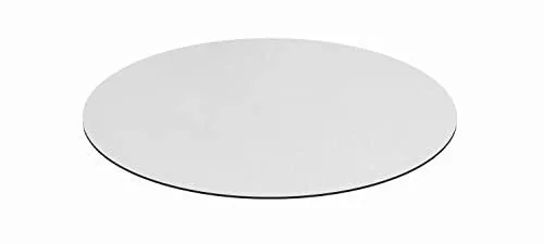 KONTE.DESIGN Disparos Mesa, Fibra Celulósica, Color Blanco, Ø 60