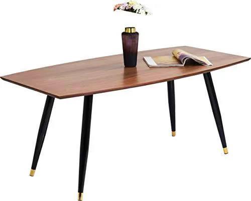 Kare Curve - Mesa (180 x 90 cm, tamaño único), Color marrón