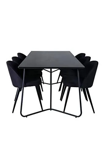 Venture Home GR22103 Pippi & Velvet Gastronomía Mesa con 6 Sillas