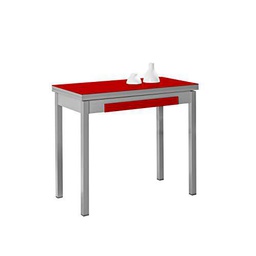 ASTIMESA Mesa de Cocina Tipo Libro Rojo 50x90cm