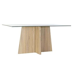 Mesa de Comedor DKD Home Decor Cristal Madera MDF (160 x 90 x 75 cm)