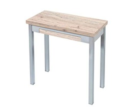 ASTIMESA Tipo Libro Mesa de Cocina, Metal, Amundsen, 80x40cm