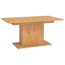 TUCO - Mesa de comedor salón cocina, color roble. Medidas: 160,00 (200,00) cm (Ancho) x 91,5 cm (Largo) x 76 cm (Alto)