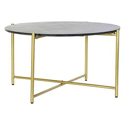 Mesa de Comedor DKD Home Decor Mármol Hierro (81 x 81 x 44 cm)
