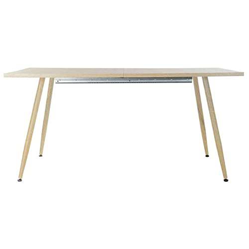 Mesa De Comedor Dkd Home Decor Metal Madera MDF (160 X 90 X 76 Cm) (200 X 90 X 75 Cm)
