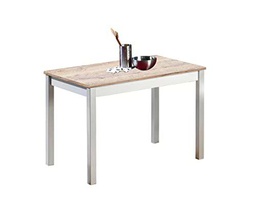 ASTIMESA Fija Mesa de Cocina, Metal, Amundsen, 90x50cm