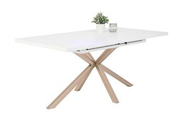 Mesa de Comedor Malou, Decorativa, Estructura de araña de Metal