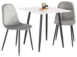 Venture Home GR19139 Polar Gastronomía Mesa con 2 Sillas