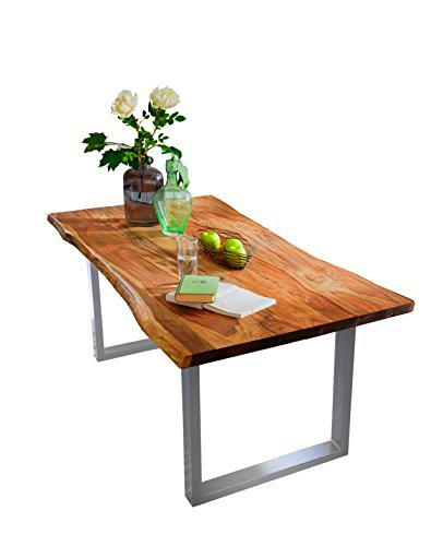 SAM® Elegante Mesa de Comedor Quarto 160 x 85 cm, Color Nogal