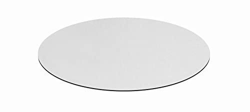 KONTE.DESIGN Disparos Mesa, Fibra Celulósica, Color Blanco, Ø 60