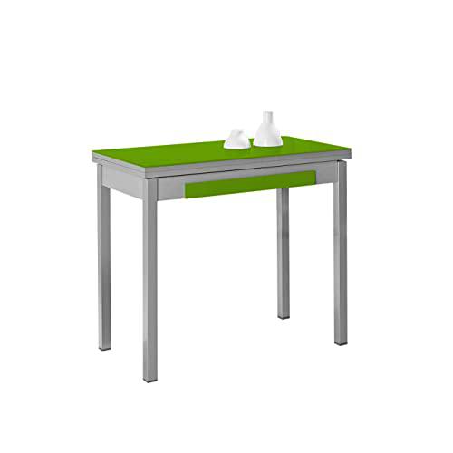 ASTIMESA Mesa de Cocina Tipo Libro Verde 50x90cm