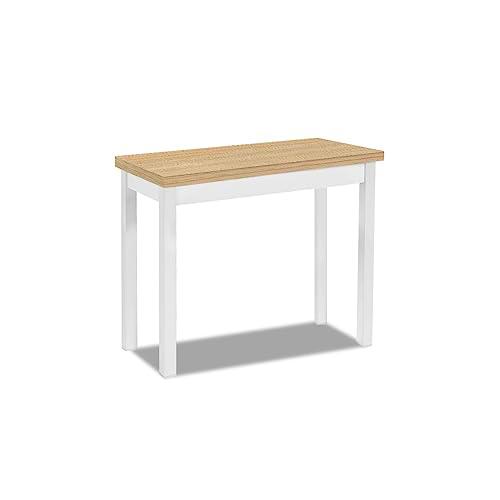 ASTIMESA Mesa de Cocina Tipo Libro sin cajón y Tapa de Madera Laminada