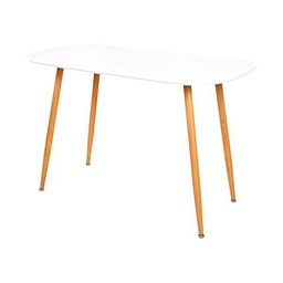 Zons Stockholm mesa sala · comedor L120 x L70 x H75 cm color blanco