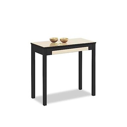 ASTIMESA Mesa de Cocina Tipo Libro, Beige, 80 x 40 cm a 80 x 80 cm