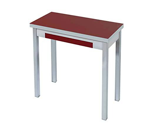 ASTIMESA Mesa de Cocina Tipo Libro Burdeos40X80cm