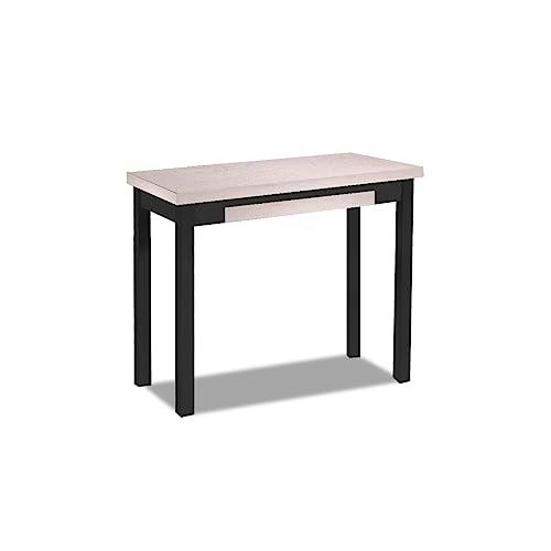 ASTIMESA Mesa de Cocina Tipo Libro, Niebla, 80 x 40 cm a 80 x 80 cm