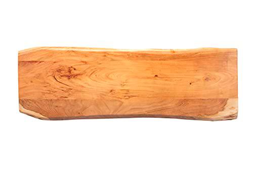 SAM Tablero de Mesa Emilio, 120 x 40 cm, Tablero de Madera de Acacia Maciza + Color Natural + Lacado