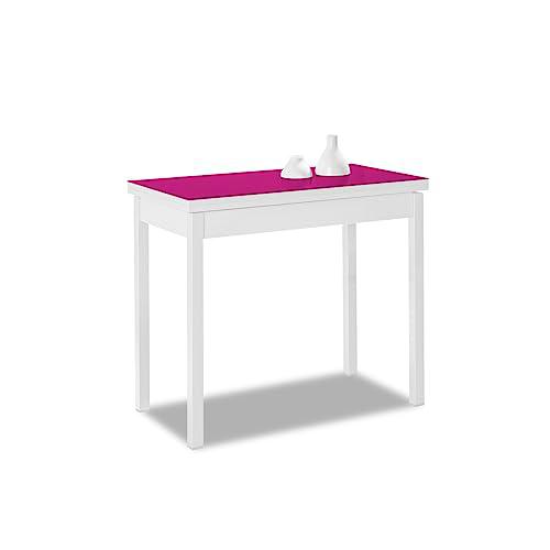 ASTIMESA Tipo Libro Mesa de Cocina, Berenjena, 80 x 40 cm a 80 x 80 cm
