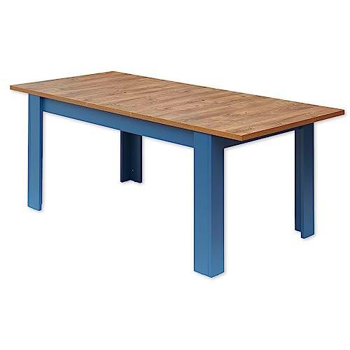 Stella Trading Dijon Color Azul, Efecto coñac de Roble Haba