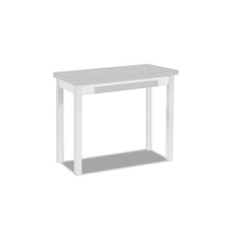 ASTIMESA Mesa de Cocina Tipo Libro, Gris, 80 x 40 cm a 80 x 80 cm