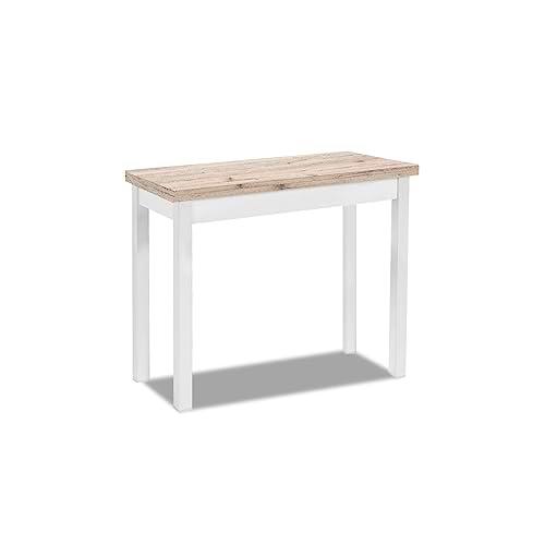 ASTIMESA Mesa de Cocina Tipo Libro sin cajón y Tapa de Madera Laminada