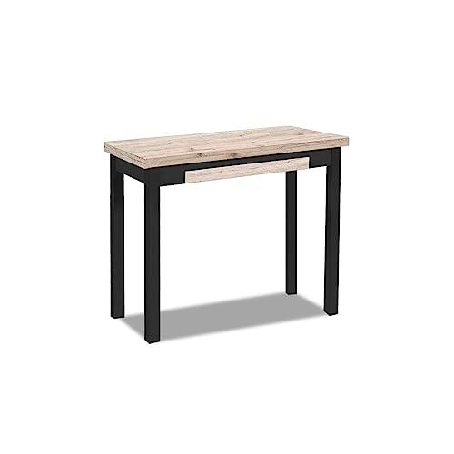 ASTIMESA Mesa de Cocina Tipo Libro, Amundsen, 80 x 40 cm a 80 x 80 cm