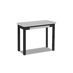 ASTIMESA Mesa de Cocina Tipo Libro, Gris, 80 x 40 cm a 80 x 80 cm