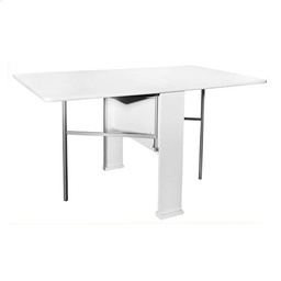 Aranaz Mesa Extensible con alas nari Color Blanca, 134 X 80 X 74 cm