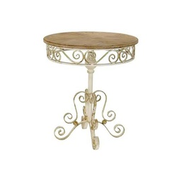 DKD Home Decor Mesa de Comedor, Métal, 65 x 65 x 73 cm