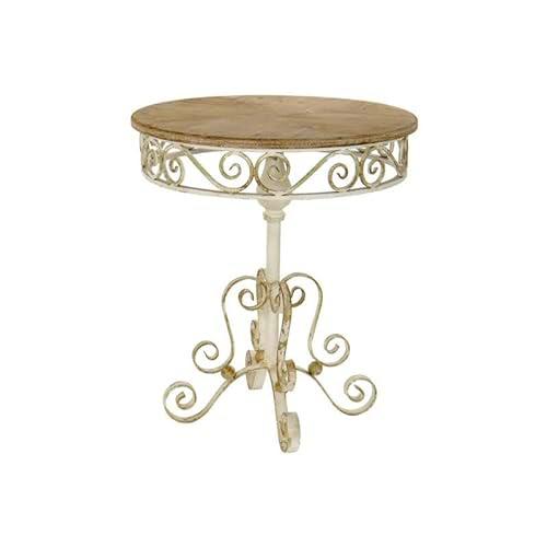 DKD Home Decor Mesa de Comedor, Métal, 65 x 65 x 73 cm