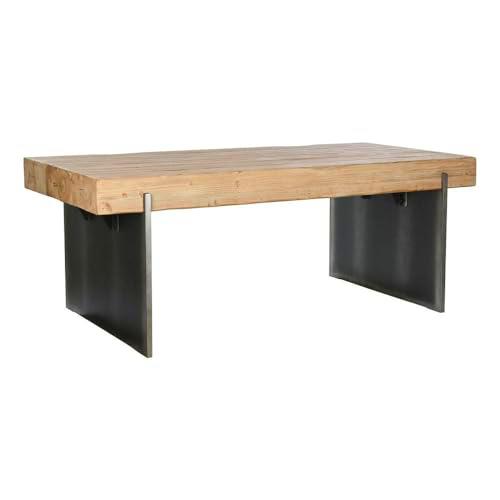 Home ESPRIT Mesas auxiliares de Patio de la Marca Modelo Mesa de Comedor Natural Abeto Madera MDF 200 x 94 x 76 cm