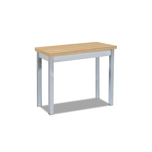 ASTIMESA Mesa de Cocina Tipo Libro sin cajón y Tapa de Madera Laminada