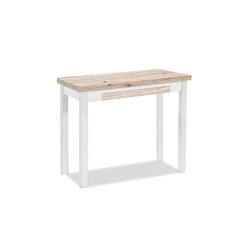 ASTIMESA Mesa de Cocina Tipo Libro, Amundsen, 80 x 40 cm a 80 x 80 cm