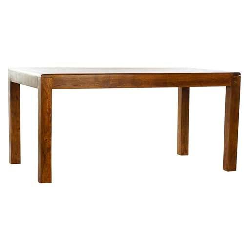DKD Home Decor DKD Mesa de Comedor, Acacia, Estándar