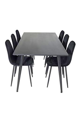 Venture Home GR19997 Dipp &amp; Polar Gastronomía Mesa con 6 Sillas