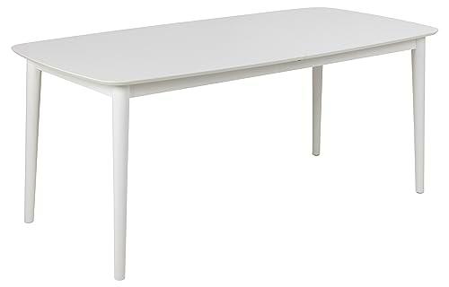 AC Design Furniture Monty Mesa de, Rubberwood, Blanco