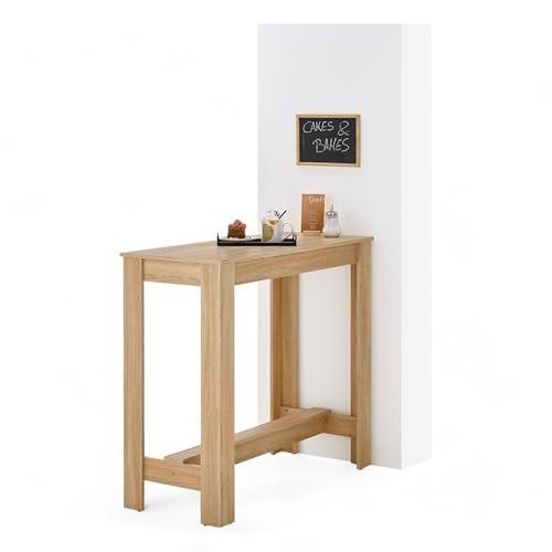 Stella Trading Modesto Bar en Roble Sonoma, Moderna Mesa Alta para Cocina y Comedor