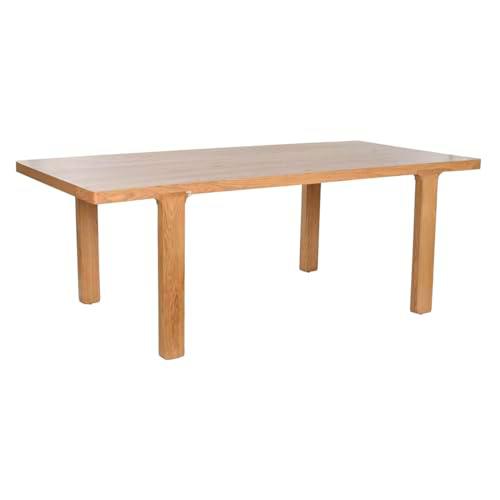 Home ESPRIT Mesa de Comedor Natural Roble 210,5 x 101 x 77 cm