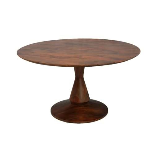 Home ESPRIT Mesa de Comedor Acacia 130,5 x 130,5 x 78 cm 136 x 136 x 76 cm