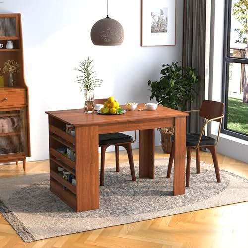 FurnitureR L110 cm Rectangular Dining Mesa, Living Room and Kitchen Mesa