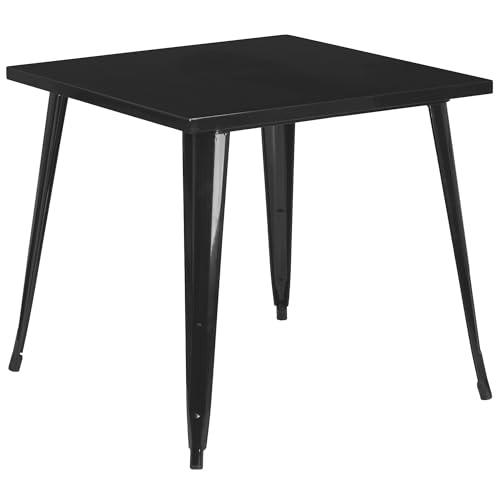 Flash Furniture 31.75SQ Mesa de Metal para Exteriores