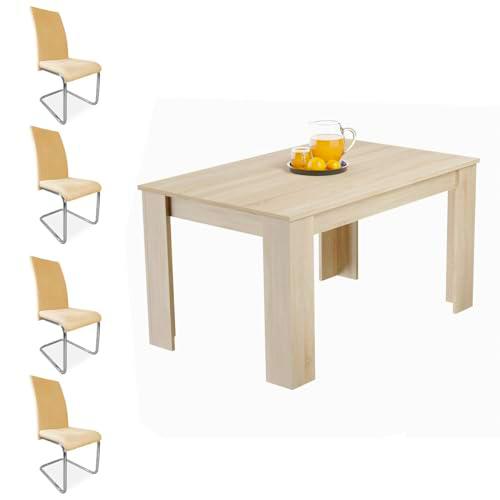 Homey - Pack Mesa de Comedor Extensible, Modelo Queen