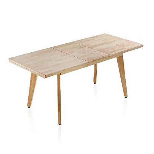 duehome | Kay, Mesa de Comedor Extensible, Mesa Cocina