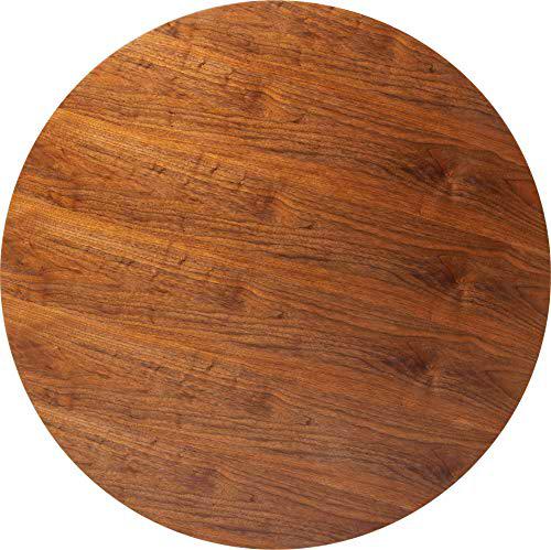 Invitation - Tablero de mesa (120 cm de diámetro), color nogal