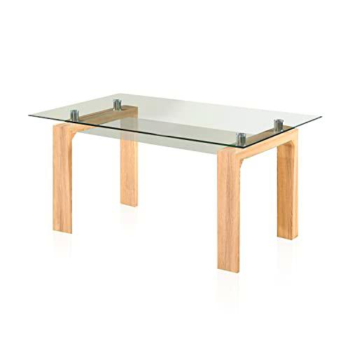 duehome | Mesa de Comedor Fija, Mesa Salon o Cocina