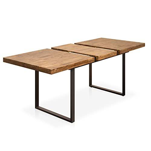Adec Group Natural, Mesa Extensible de Comedor, Mesa de Salon o Cocina